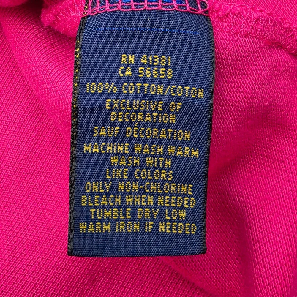 Polo Ralph Lauren Mens XL Classic Fit Pink Pique Short‎ Sleeve Polo Shirt Logo
